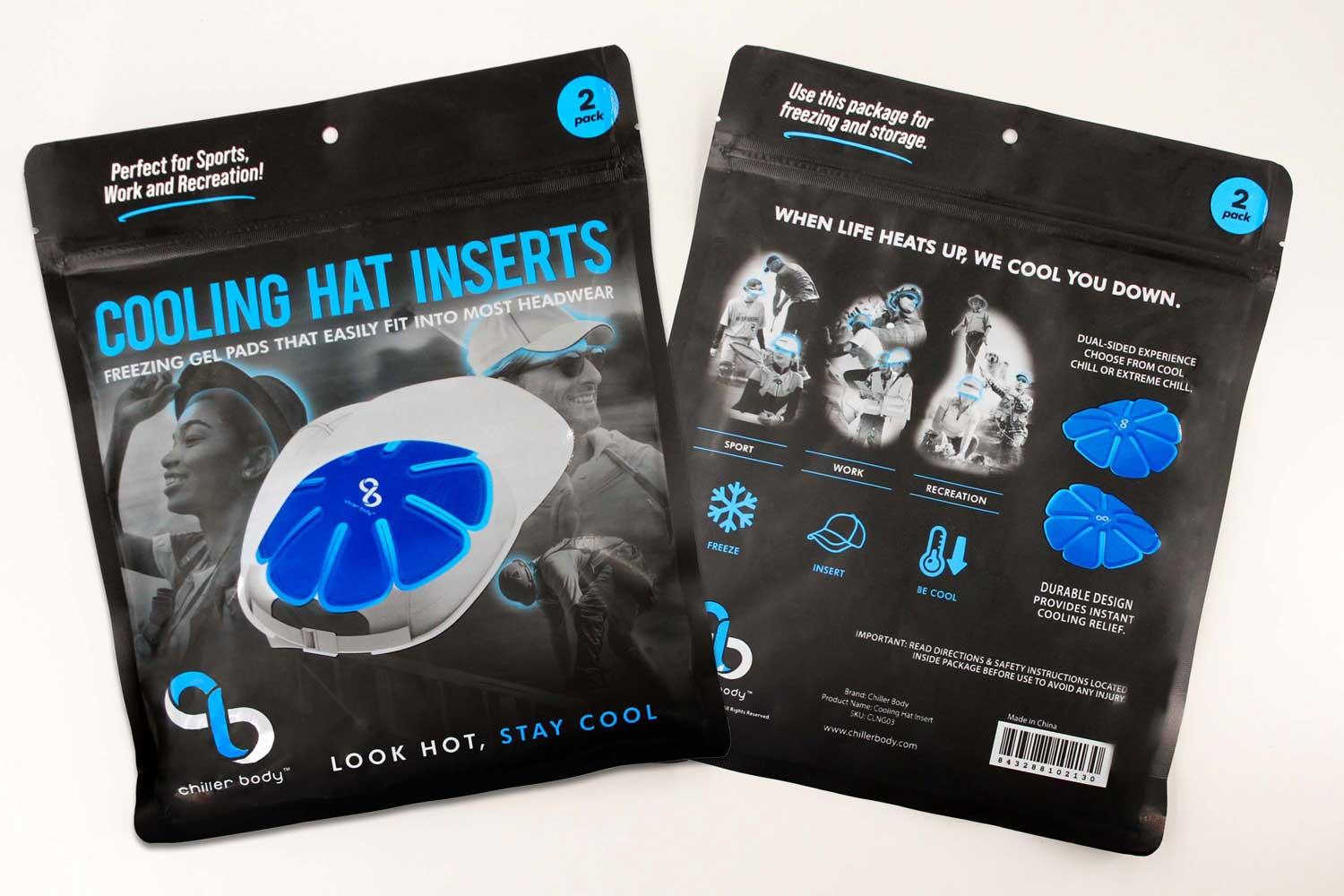Cooling Hat Insert for Sports and Work 2-Pack - SourceColdTherapy