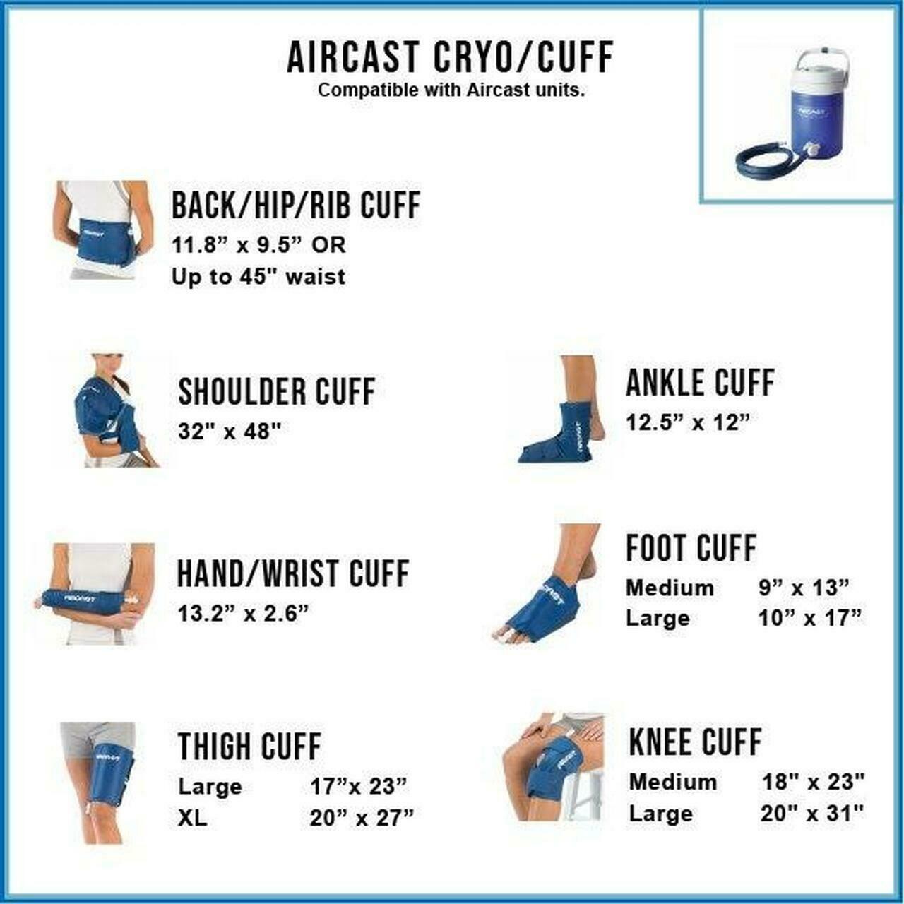 Aircast Cryo Cuff IC Motorized Cooler - SourceColdTherapy