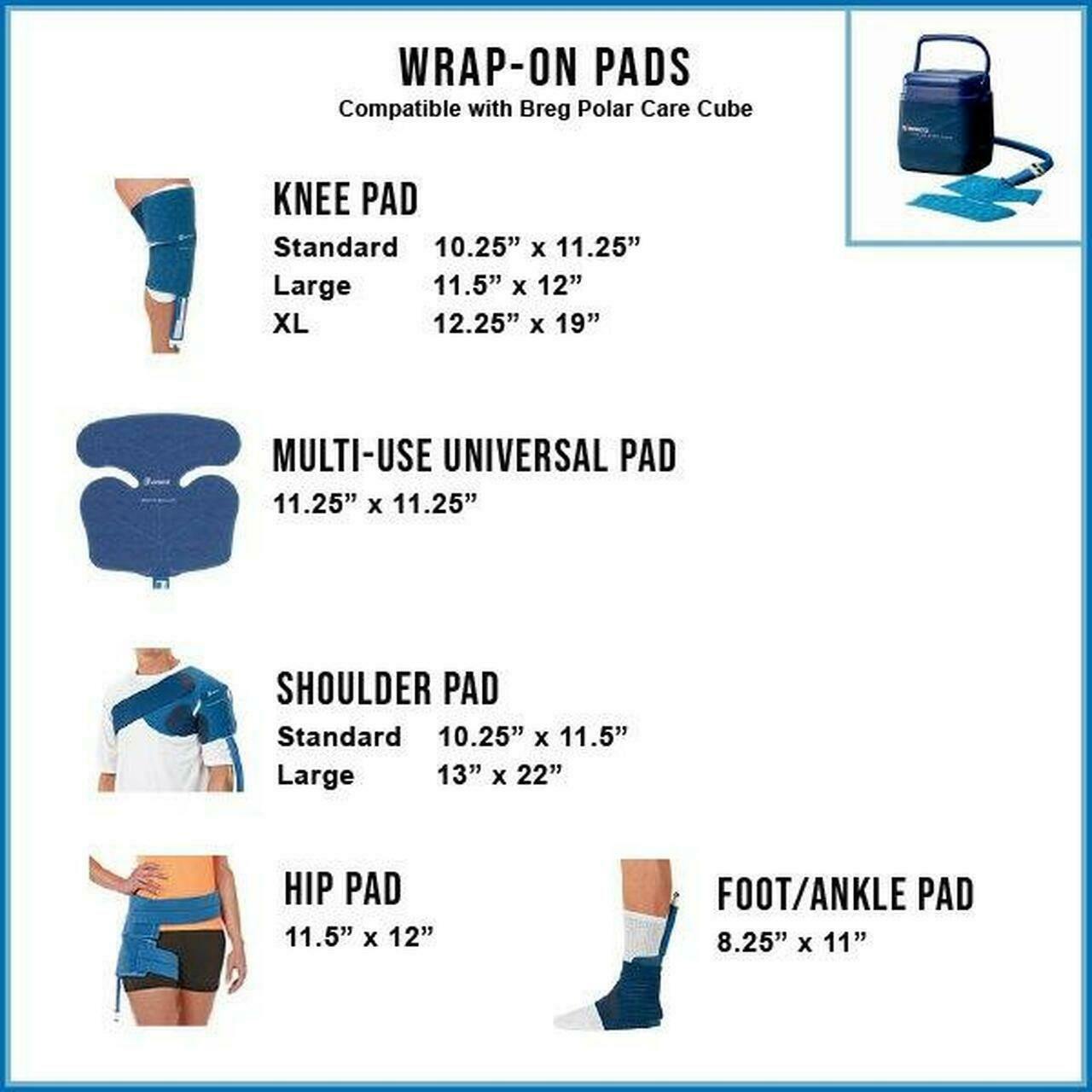 Breg Inc Polar Care Wrap On Hip Pad